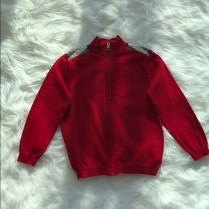 Burberry boys cardigan, size 6